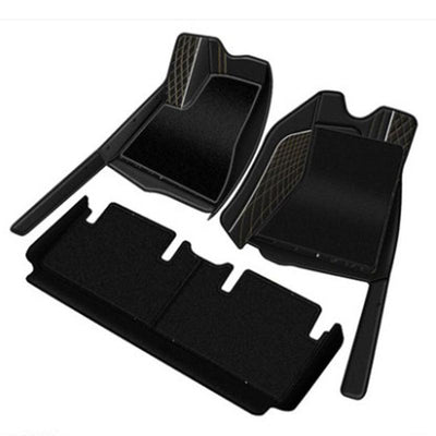 TAPTES® Leather Floor Mats for Tesla Model Y, Set of 3