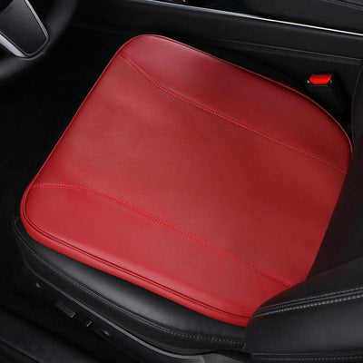 TAPTES® Leather Memory Foam Heightened Seat Cushion for Tesla Model S/X/3/Y/Cybertruck/Model 3 Highland/Model Y Juniper