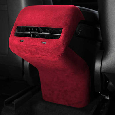 TAPTES® Rear Air Vent Cover for Tesla Model 3 Model Y, Alcantara Rear Air Vent Cover