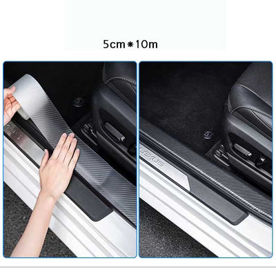 TAPTES® Threshold Protection Sticker for Tesla  Model S/3/X/Y, Car Pedal Protective Film