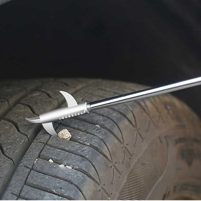 TAPTES® Tires Pebble Cleanup Tool for Tesla Model 3/Y/S/X, Clear Tires Stone Hook
