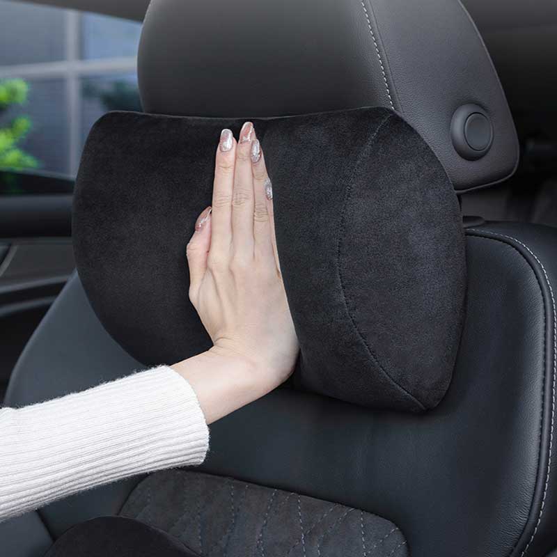 TAPTES® Upgraded Headrest & Waist Rest Seat Neck Pillow for Tesla Model 3 Model Y, Set of 2