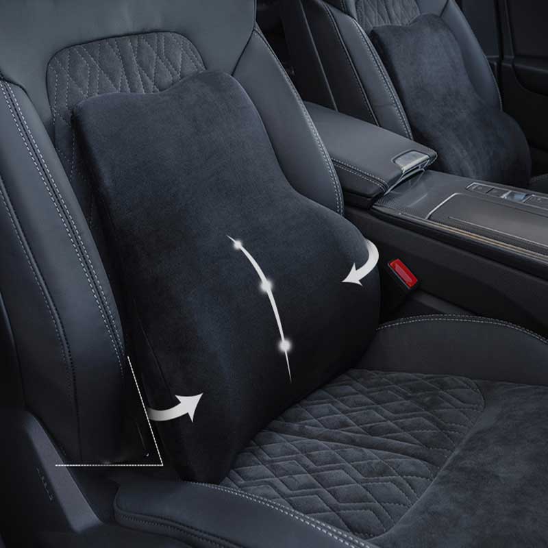 Kasato Tesla Headrest Pillow, Tesla Neck Pillow for Tesla Model 3/Y/S/X  Neck Support Cushion, Letters Design Black
