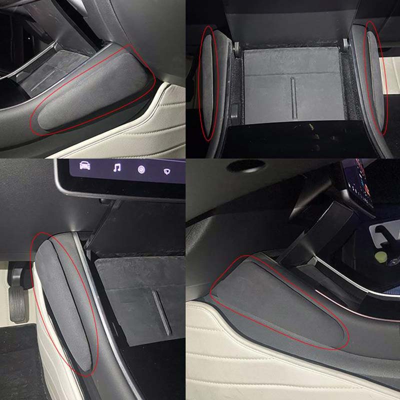 TAPTES® Alcantara Center Console Side Foot Rest Pad for Tesla Model S/ –  TAPTES -1000+ Tesla Accessories