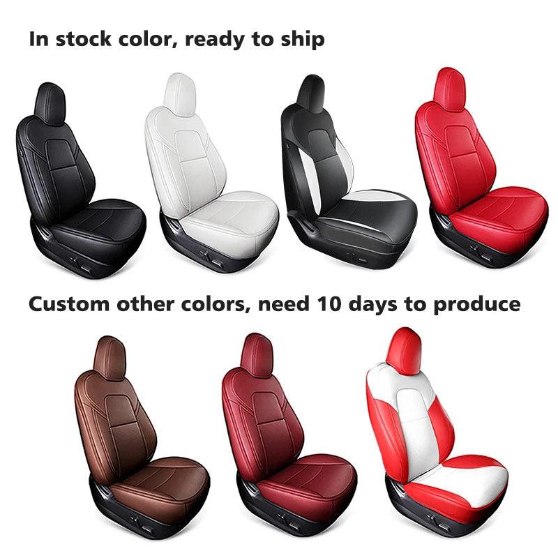 TAPTES® Custom Leather Seat Covers for Tesla Model 3, #1 Seat Covers for Model 3