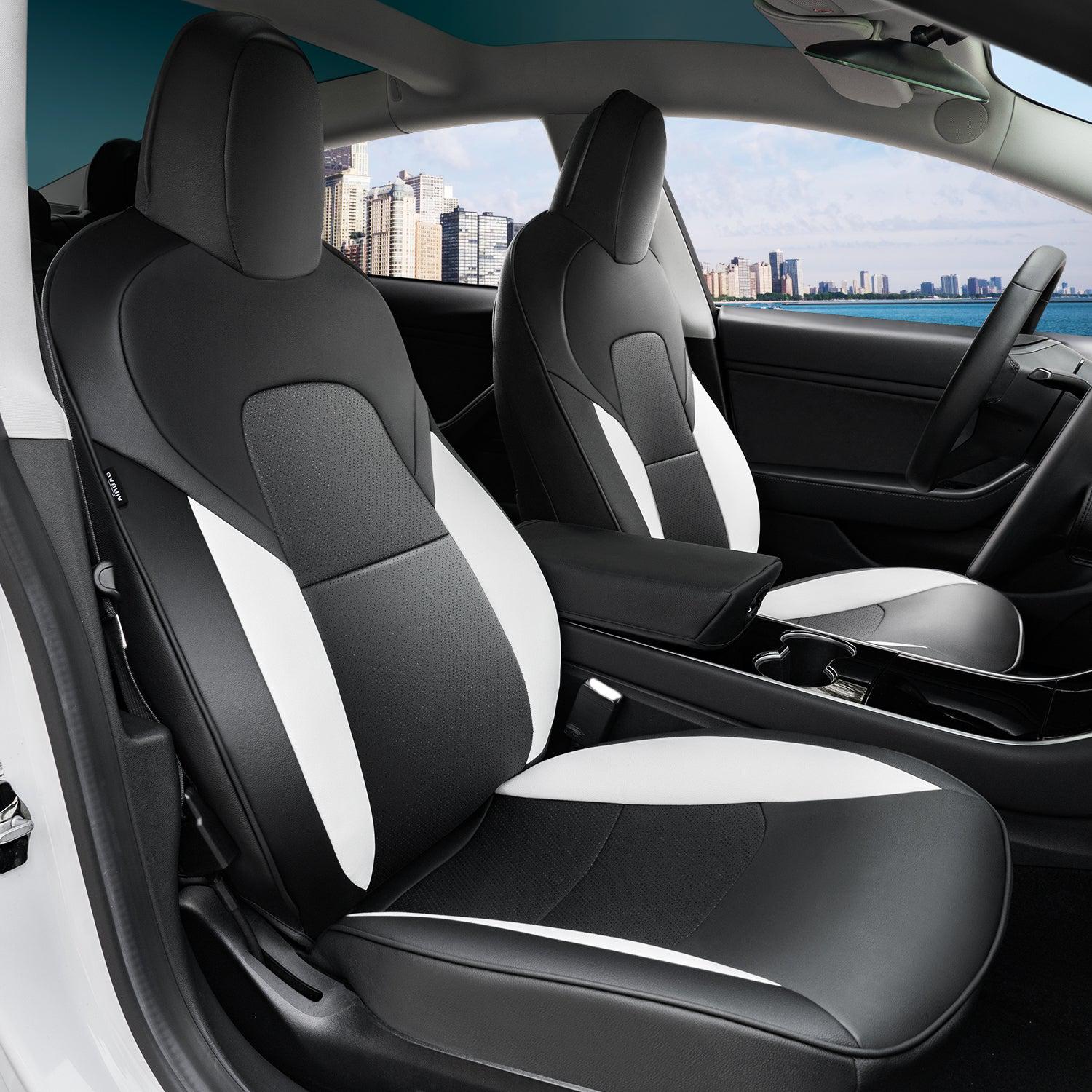 TAPTES® Tesla Model 3 Seat Covers, Tesla Model 3 Front Seat Covers, 1