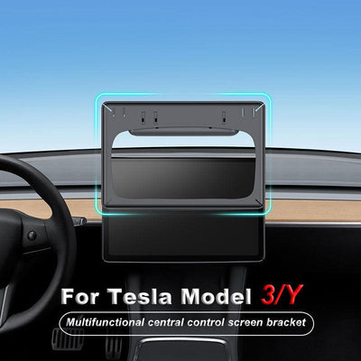 TAPTES® Screen Back Protection Cover with Wireless Charging & Storage Organizer for Model 3/Y