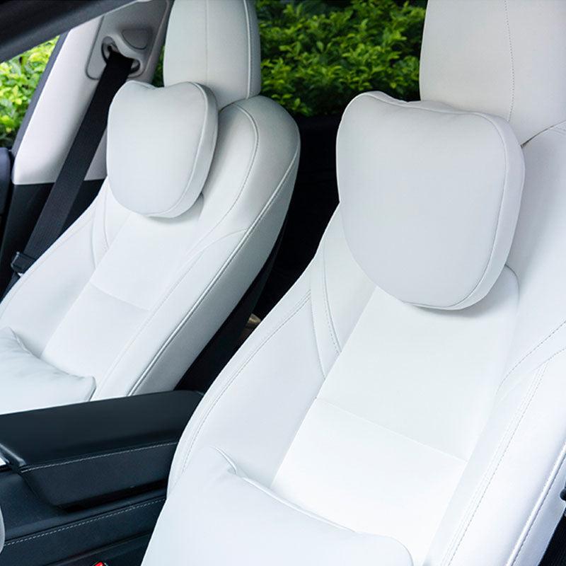 TAPTES® Upgraded Headrest Car Seat Neck Pillow for Tesla Model 3 Model Y, Set of 2