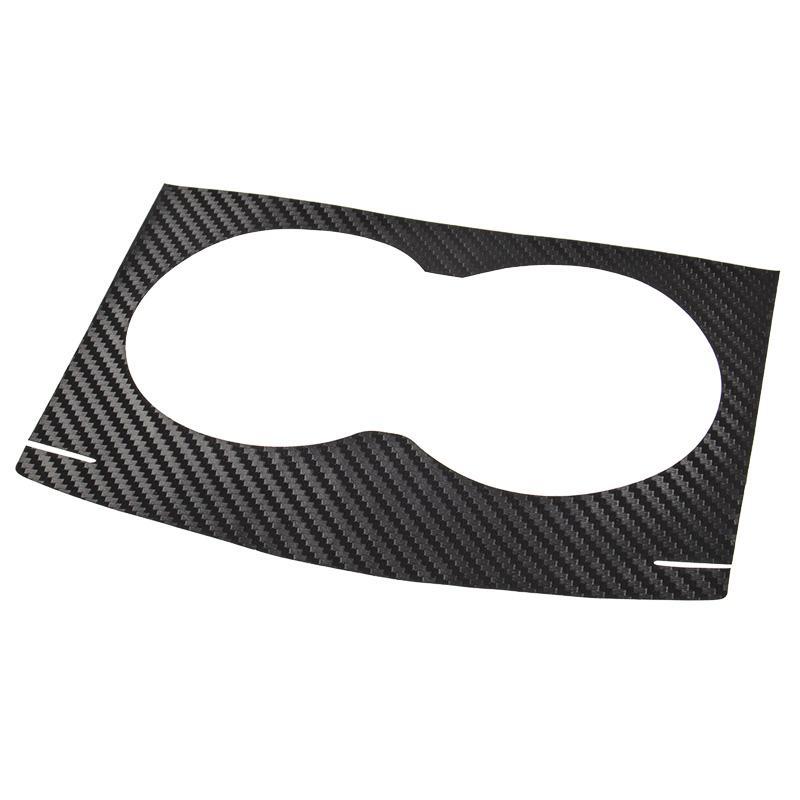 Center Console Cover / Cupholders Decoration Carbon Fiber Stickers for Model S - TAPTES