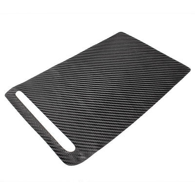 Center Console Cover / Cupholders Decoration Carbon Fiber Stickers for Model S - TAPTES