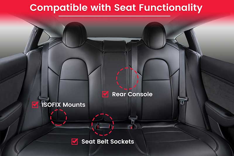 Seat covers for Tesla Model 3 (all generations)