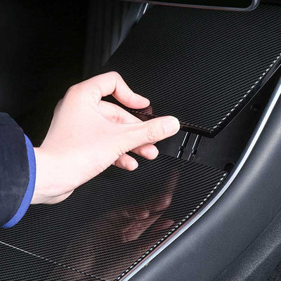 TAPTES Carbon Fiber Center Console Cover for Tesla Model 3 2017-2020 & Model Y 2020