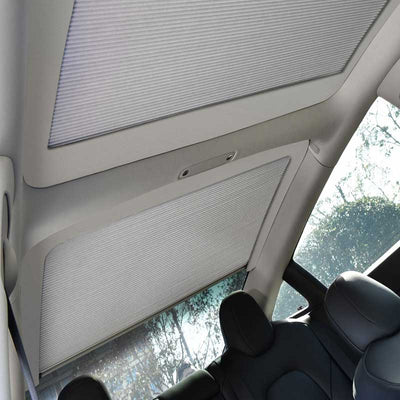 TAPTES® Tesla Model 3 Retractable Roof Sunshade, Upgraded Roof Sunshade for Tesla Model 3