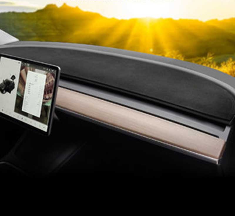 TAPTES Tesla Dashboard Light-Proof Pad for Model Y Model 3