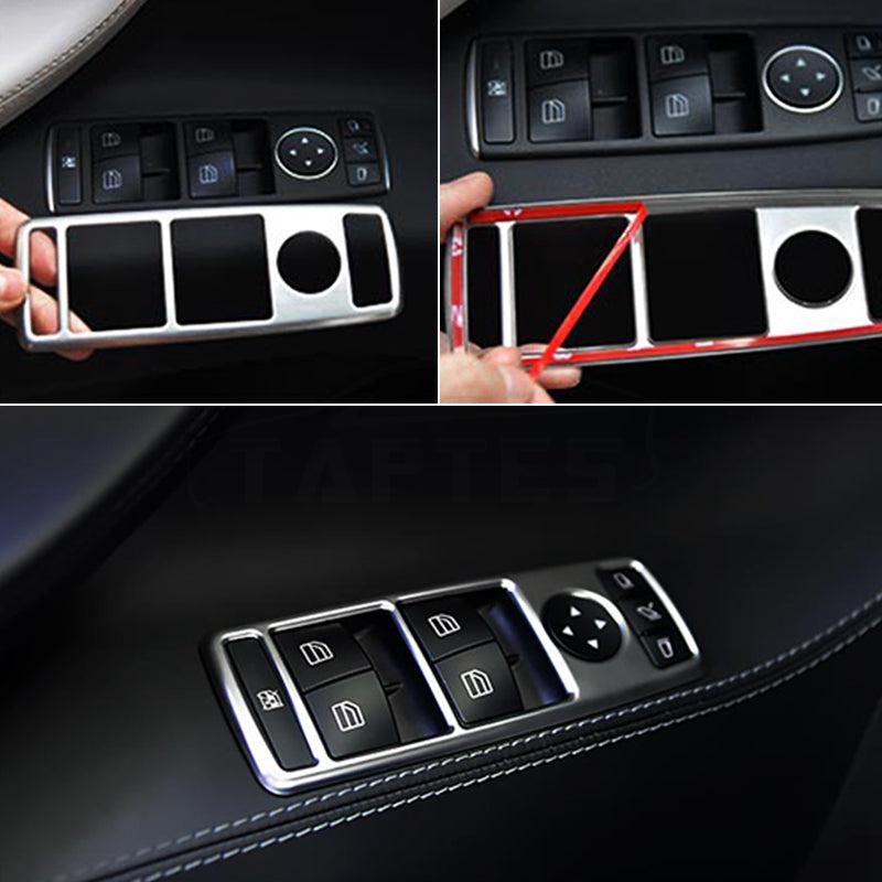 Window Switch Buttons Decorative Frame for Model S - TAPTES