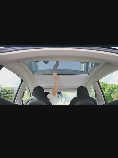 TAPTES® Retractable Roof Sunshade / Glass Sunshade for Tesla Model Y 2020-2025