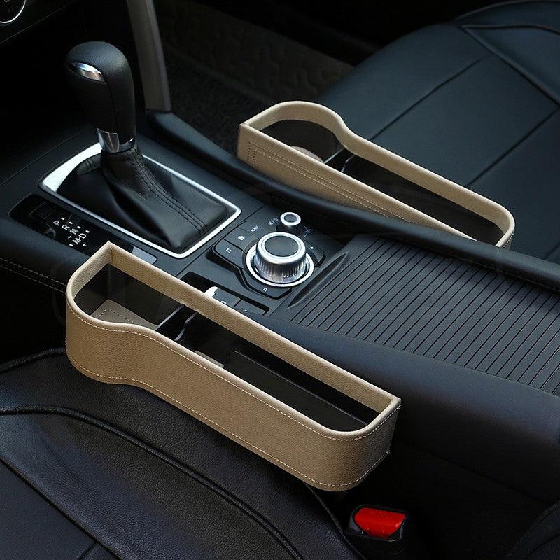 Car Seat Gap Filler Premium Leather Organizer For Tesla Model S 3 X Y