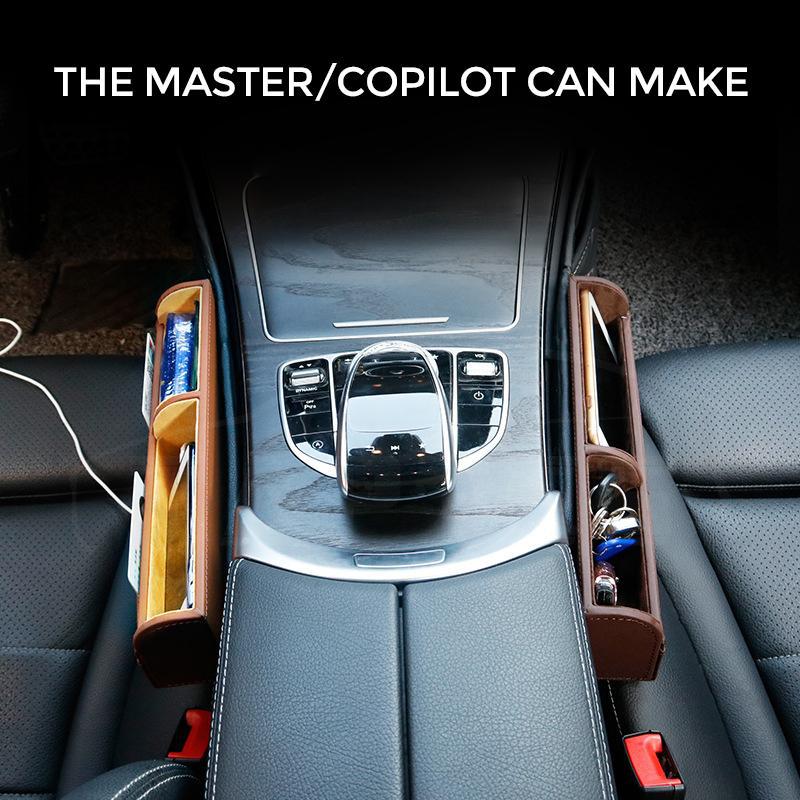 Car Seat Slit Gap Storage Box Slot Box for Model S - TAPTES
