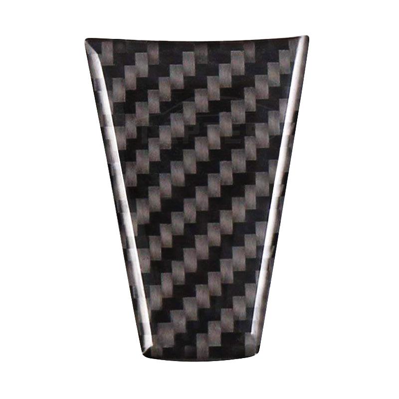 Carbon Fiber Steering Wheel Decoration Sticker for Model S - TAPTES