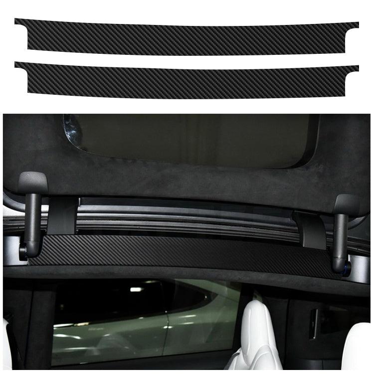 Carbon Fiber Interior Decoration Refit Car Affix Decorative Film for Model S - TAPTES