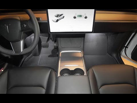 TAPTES All-Weather Floor Mats for Tesla Model Y 2023 2020, 5 Seater Tesla Model Y Floor Mats