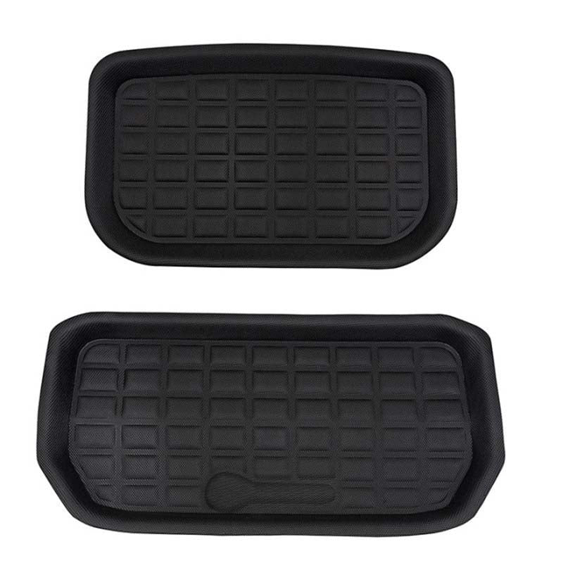 Front & Trunk Cargo Mats for Model Y 5 Seater 2020-2023 2024, Full Set Trunk Liners for Tesla Model Y