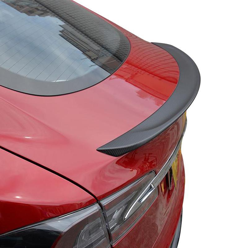 Carbon Fiber Rear Trunk Spoiler for Model S - TAPTES