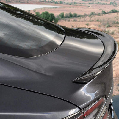 Carbon Fiber Rear Trunk Spoiler for Model S - TAPTES