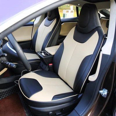 Leather Seat Covers for Tesla Model S Front Seats - TAPTES