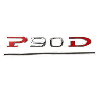 Car Tail P90D And P100D Letter Sticker for Tesla Model S - TAPTES