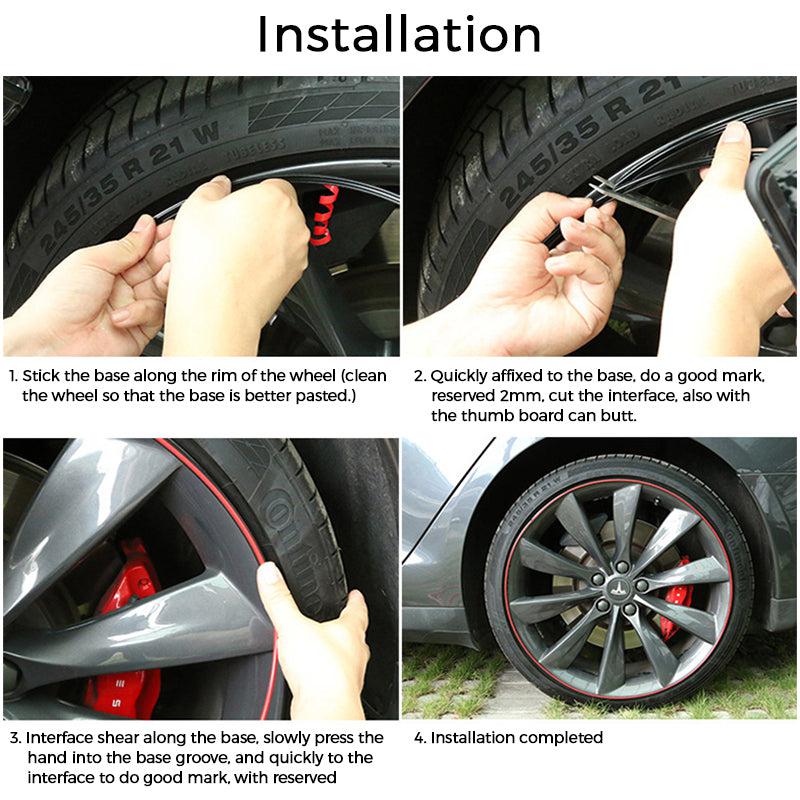 Wheel Bands Kit for Tesla Model X - TAPTES