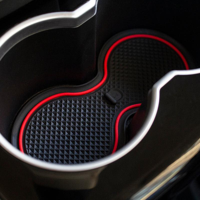 Custom Fit Cup and Center Console Liner for Tesla Model S 2018 2019 - TAPTES