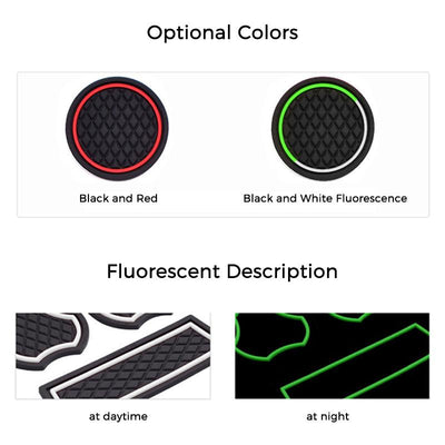 Custom Fit Cup and Center Console Liner for Tesla Model S 2018 2019 - TAPTES