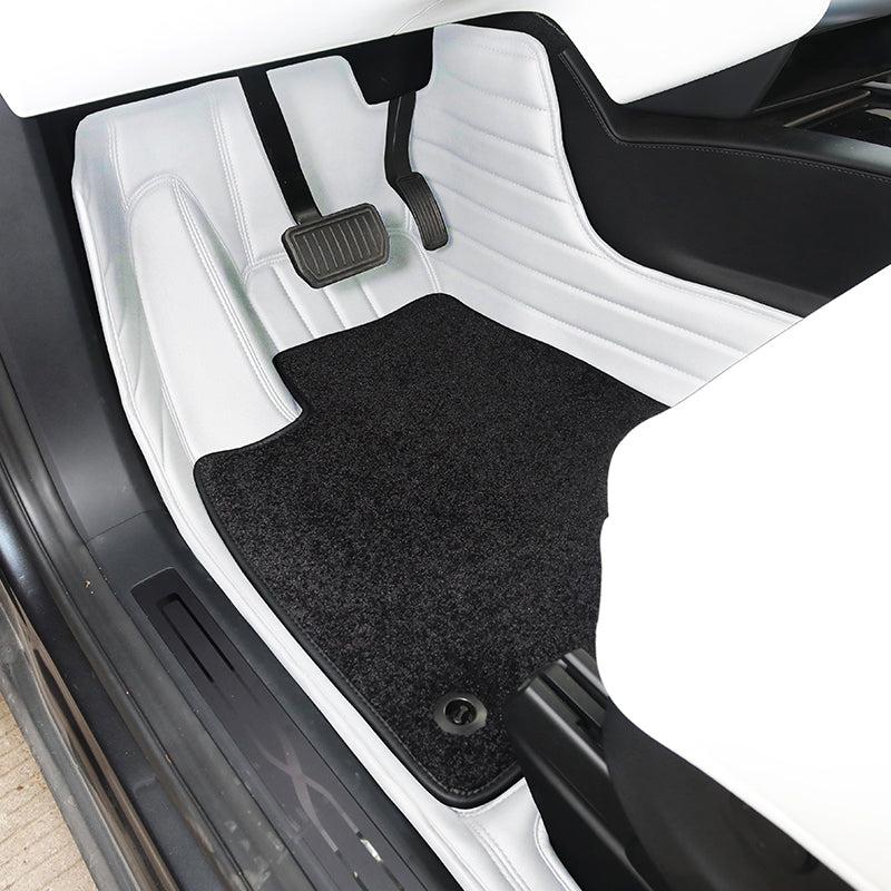 Tesla Fully Covered Leather Floor Mats for Model S - TAPTES