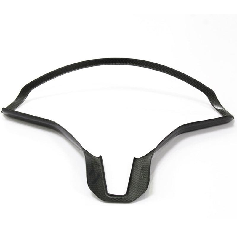 Glossy Carbon Fiber Steering Wheel Cover Trim for Model S - TAPTES