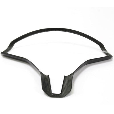 Glossy Carbon Fiber Steering Wheel Cover Trim for Model S - TAPTES