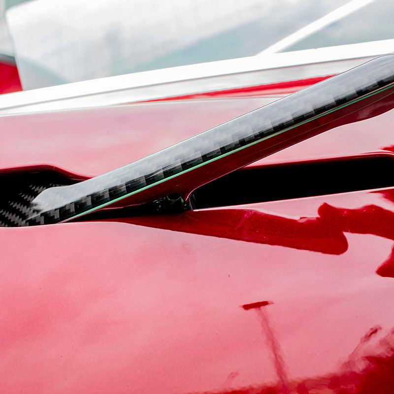 Carbon Fiber Door Handle Trims for Tesla Model 3 - 4pcs - TAPTES