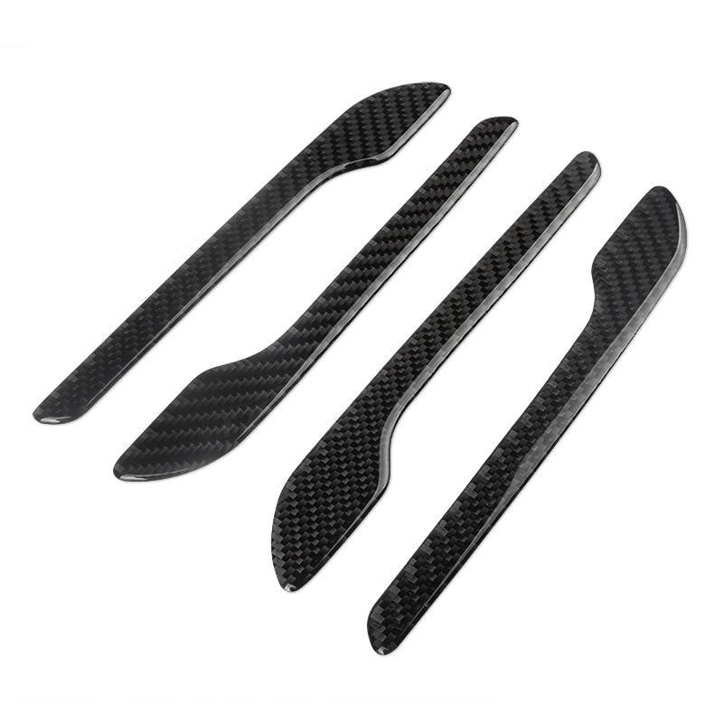 Carbon Fiber Door Handle Trims for Tesla Model 3 - 4pcs - TAPTES
