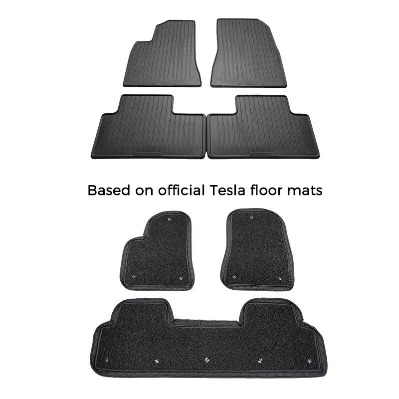 All-Weather Interior Floor Mats for Tesla Model 3 - TAPTES