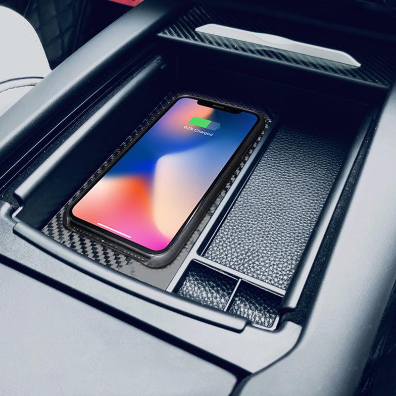 Storage Box with Wireless Charger for Model X - TAPTES