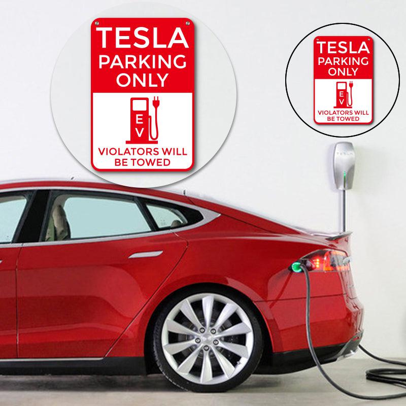 Tesla Parking Only Parking Poster Sign for Tesla Model S X 3 - TAPTES