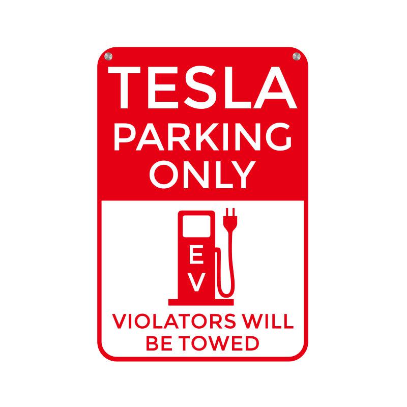 Tesla Parking Only Parking Poster Sign for Tesla Model S X 3 - TAPTES