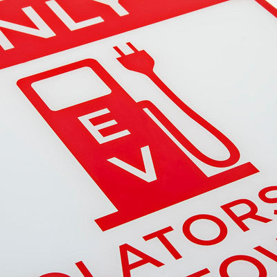 Tesla Parking Only Parking Poster Sign for Tesla Model S X 3 - TAPTES
