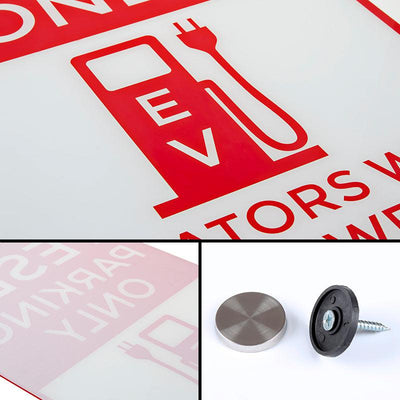 Tesla Parking Only Parking Poster Sign for Tesla Model S X 3 - TAPTES