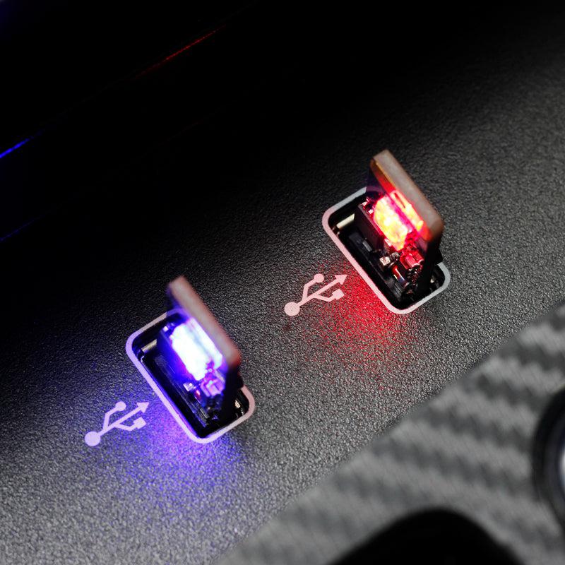 USB Ambient LED Lights for Tesla Model S / X / 3, 2 Pcs - TAPTES