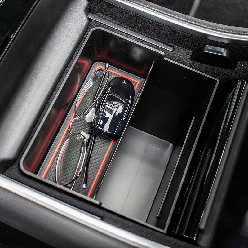Center Console Trash and Storage Bin for Tesla Model 3 (Two in One) - TAPTES