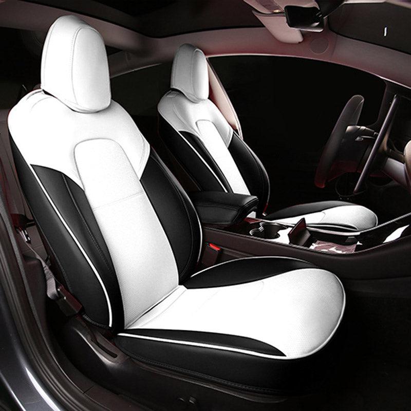 Leather Seat Covers for Tesla Model 3 Front Seats - TAPTES