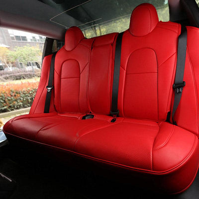 Leather Seat Covers for Tesla Model 3 Rear Seats - TAPTES